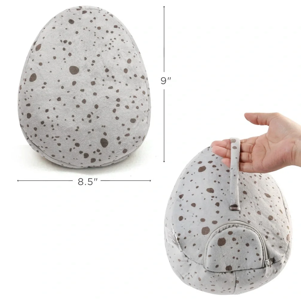 Dinosaur Egg Toddler Bookbag Toy Carry Plush